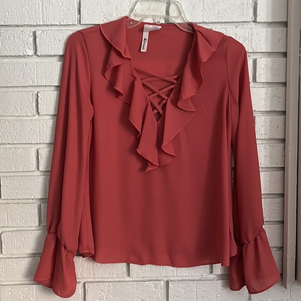 Pink blouse